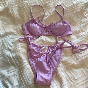 Light purple swim set